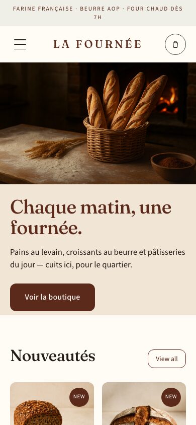 Aperçu du thème La Fournée