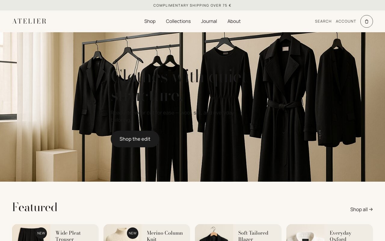 Vorschau des Designs Atelier