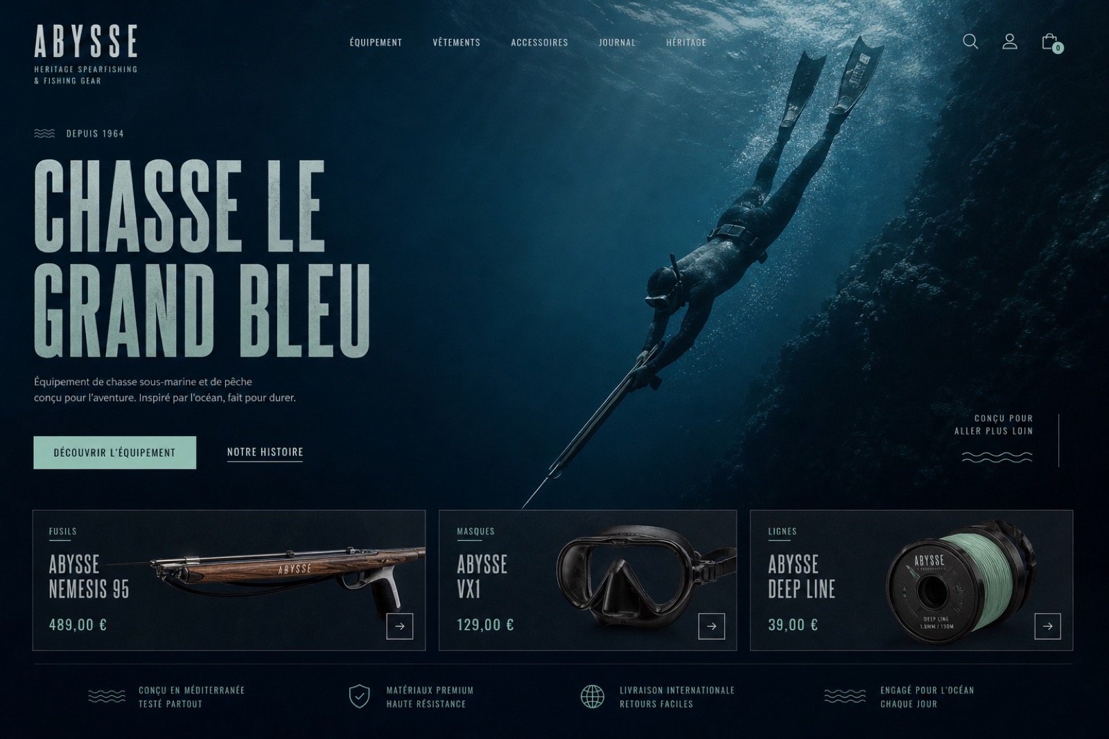Abysse — Harpons & pêche