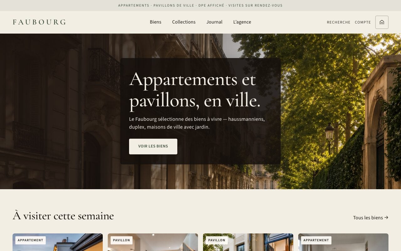 Vorschau des Le Faubourg-Themes