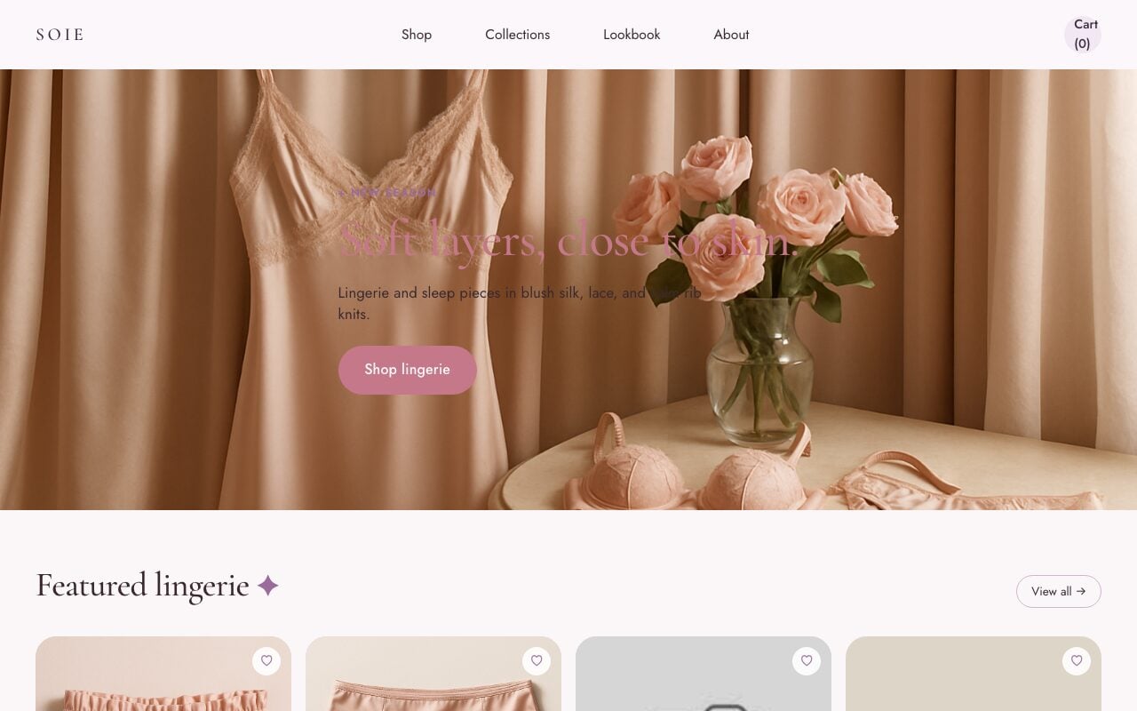 Vorschau des Designs Soie