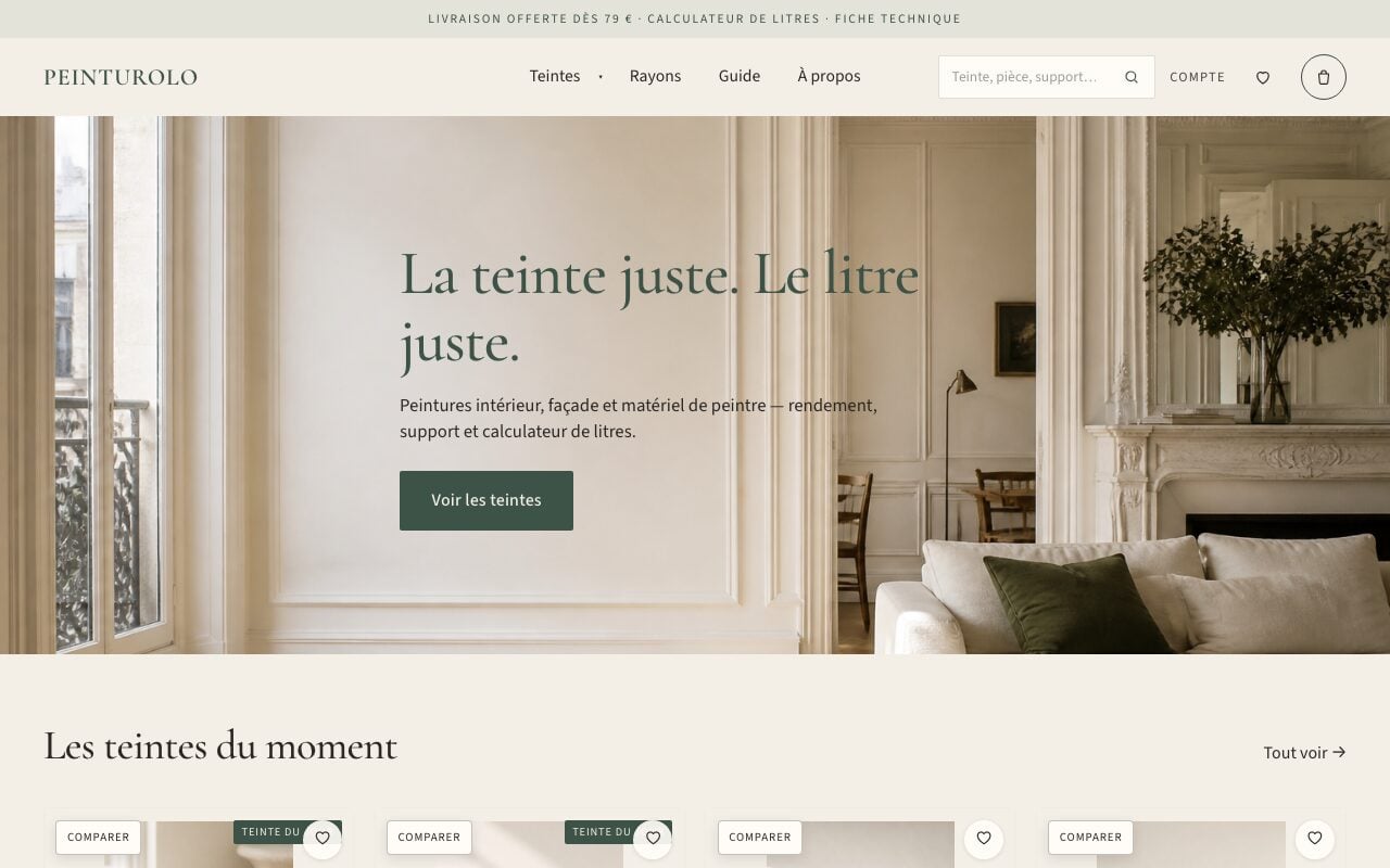 Vorschau des Peinturolo-Themes