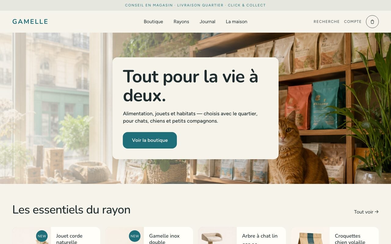 Vorschau des La Gamelle-Themes