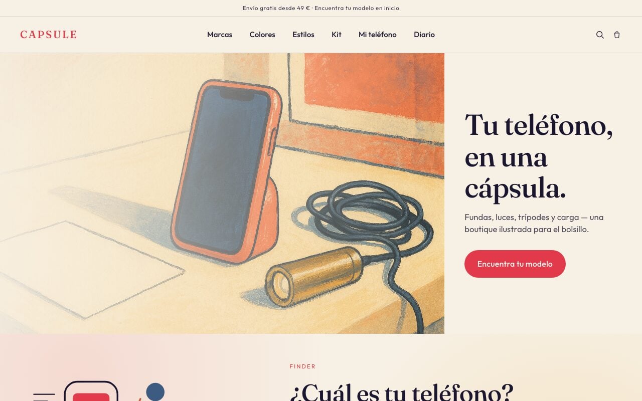 Capsule — Inicio — boutique Tech en Becomy
